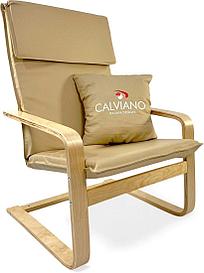 Интерьерное кресло Calviano Soft 1 (светло-бежевый PU)