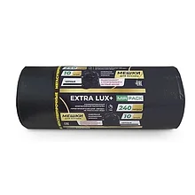 Мешки для мусора MirPack EXTRA LUX+ ПВД 240 л, 10 шт, 60 мкм