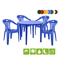 Садовая мебель для дачи Комфорт 5 с круглым столом