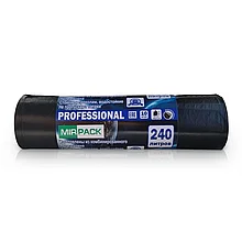 Мешки для мусора Mirpack ПВД Professional 240 л 35 мкм 10 шт