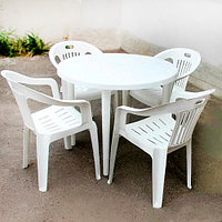 Садовая мебель Комфорт 5 с круглым столом