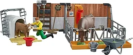 Игровой набор Bruder с фермером и животными 62611