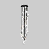 Подвесной светильник AURORA с 26 прозрачными плафонами на G9, высота 2,4м TK Lighting 10258