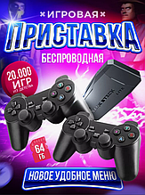 Игровая приставка Game Stick Lite 4К HDMI 20000+ игр 2 беспроводных джойстика с Flash картой 64Gb