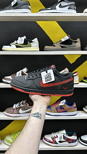 Кроссовки Nike Dunk Low Batman Black Red