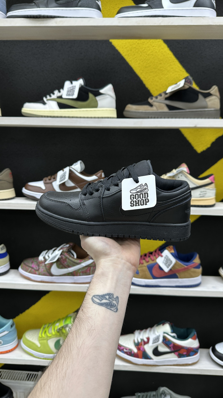 Кроссовки Air Jordan 1 Low All Black