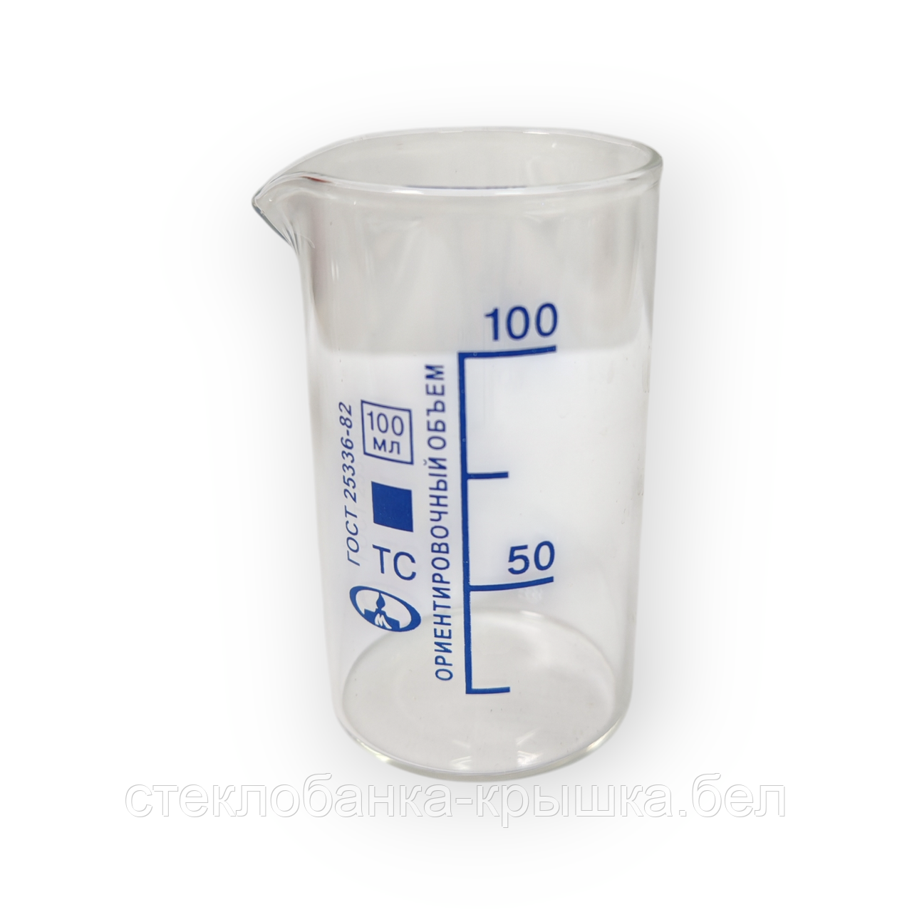 100 СТАКАН МЕРНЫЙ ЛАБОРАТОРНЫЙ СО ШКАЛОЙ 100 МЛ