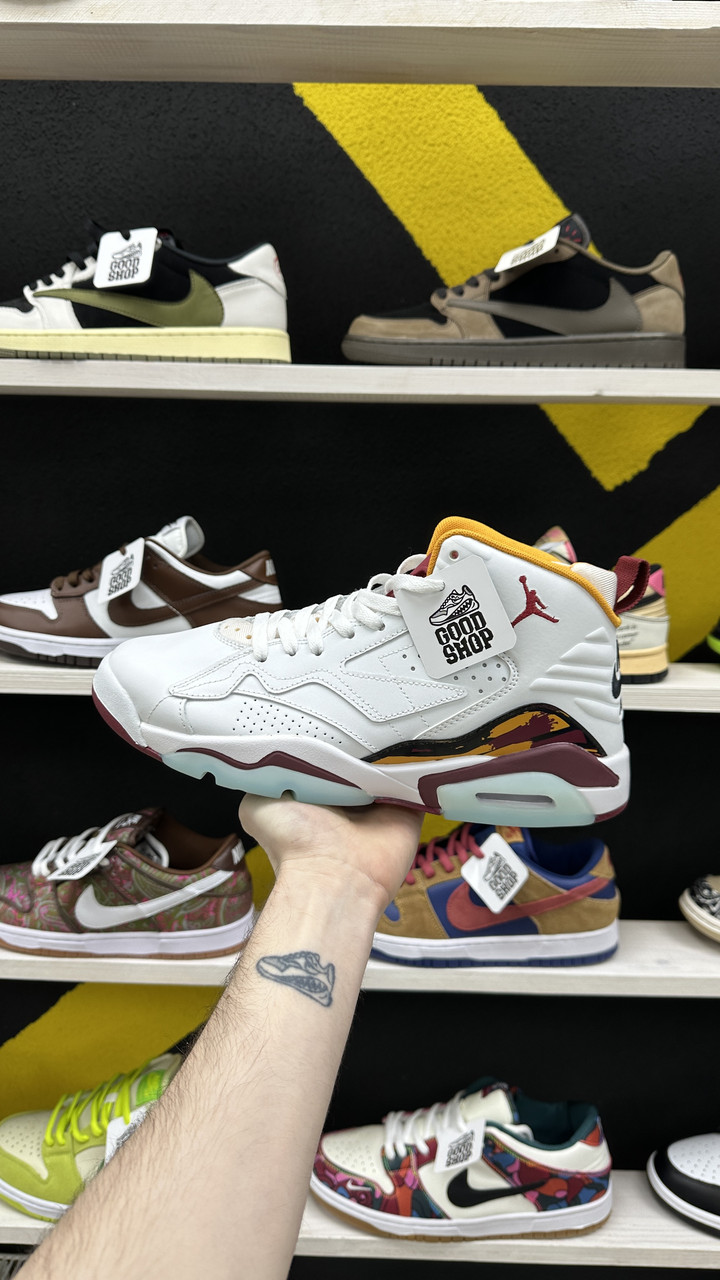 Кроссовки Air Jordan Jumpman MVP White Orange Burgundy