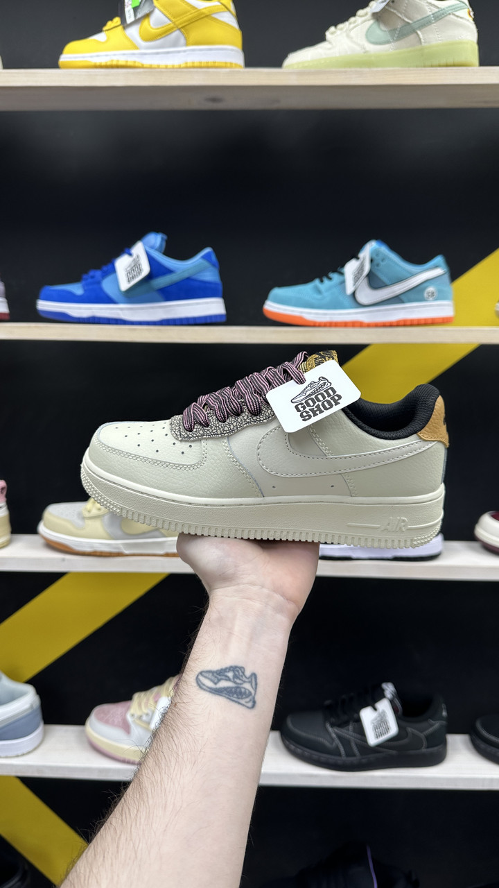 Кроссовки Nike Air Force 1 Low Fossil Cream White