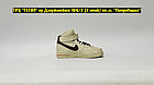 Кроссовки WNTR Nike Air Force 1 Mid Beige Brown Red, фото 5