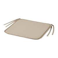 IKEA/ БРЭМОН подушка на стул, серо-бежевый для дома/улицы, 34x34x1.0 см