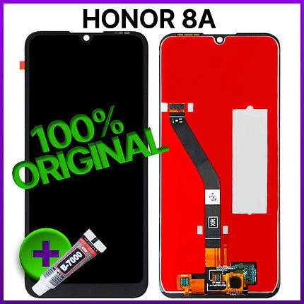 Экран Huawei Honor 8a original 100% (JAT-L29, JAT-LX1) с тачскрином, черный, фото 2