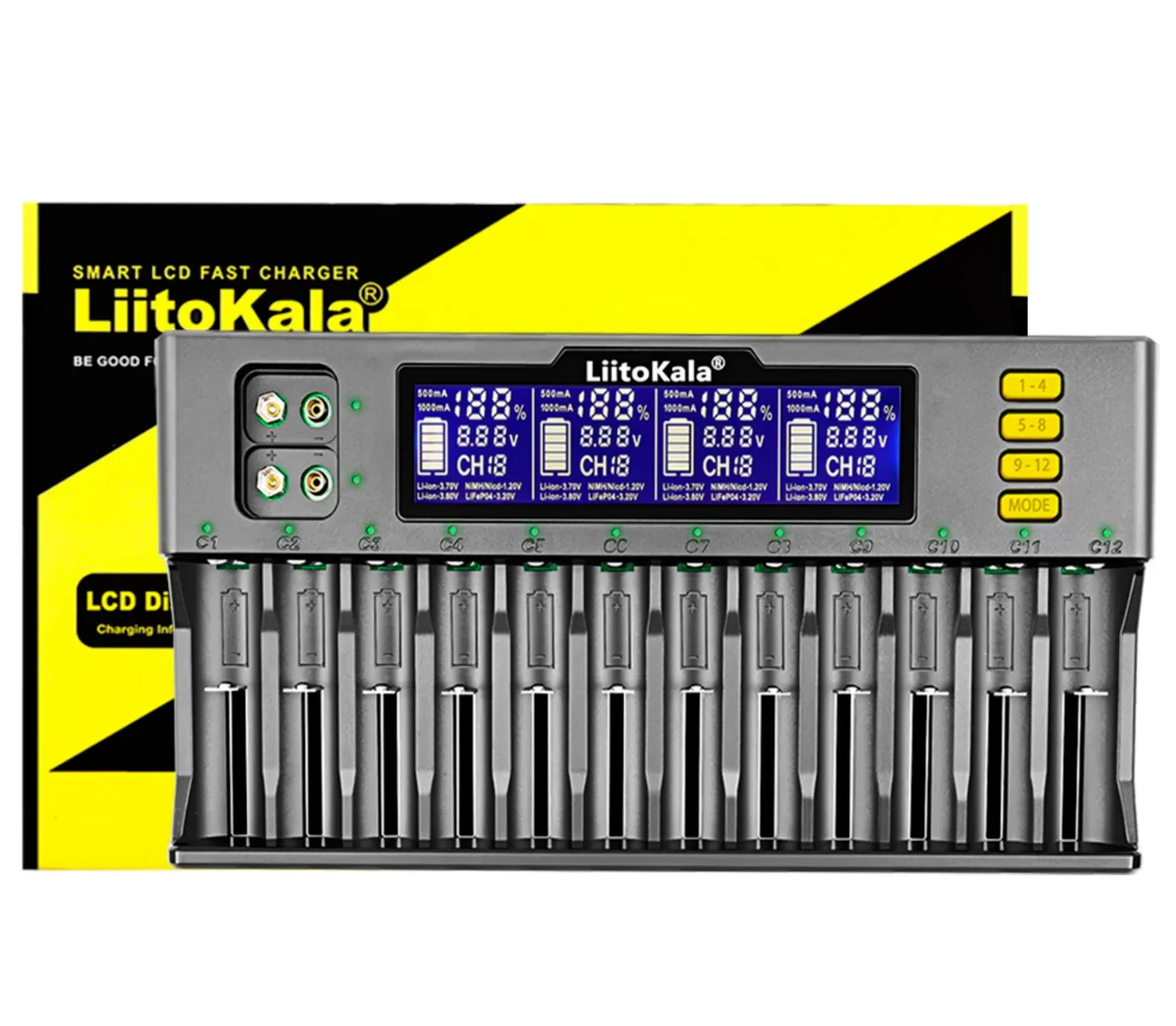 Зарядное устройство для аккумуляторов LiitoKala Lii-S12