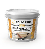 Клей-фиксатор напольных покрытий GOLDBASTIK BF 53 для впитывающих и невпитывающих оснований 1.2кг