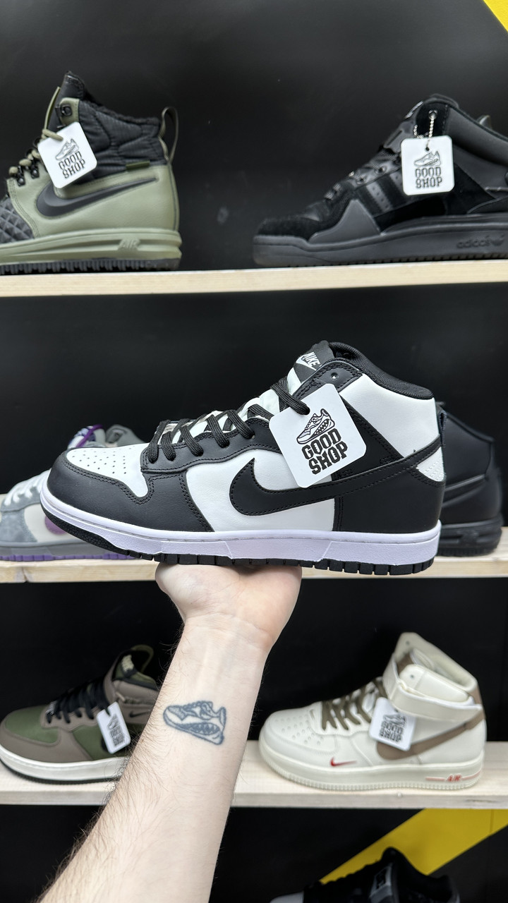 Кроссовки WTR Nike Dunk Mid Panda Black White