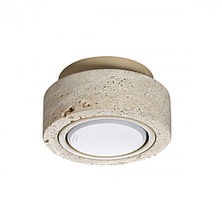 Потолочный светильник Odeon Light Travertino 6625/1C металл/камень/бежевый LED GX53 9W 220V