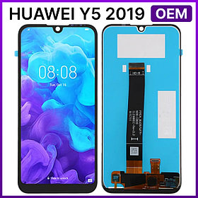 Экран для Huawei Y5 2019 (AMN-LX9) (Ver 2.2 Asian) c тачскрином, черный
