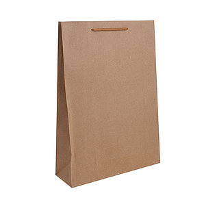 Пакет подарочный бумажный крафт, 27*39*9см, 507-308