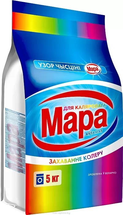 Средство моющее синтетическое порошкообразное Мара Узор Чыстини Автомат, 5 кг, РБ