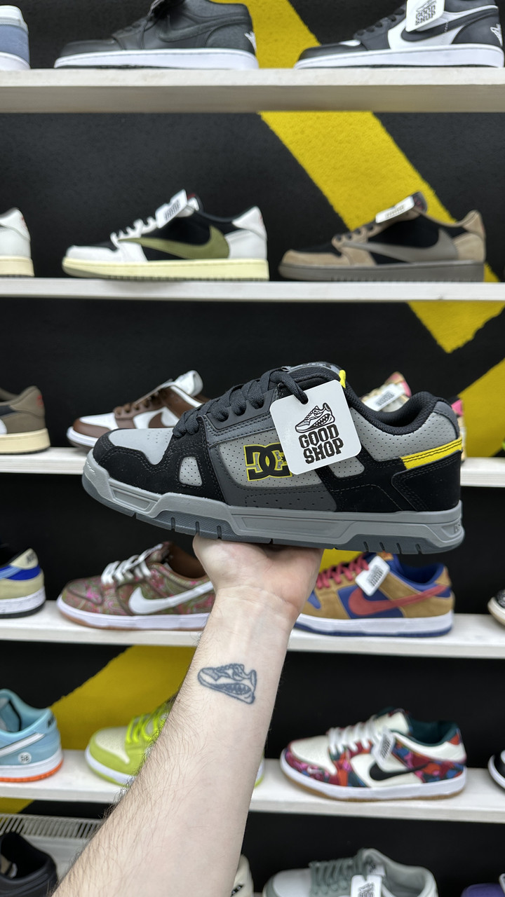 Кроссовки DC Stag Grey Black Yellow