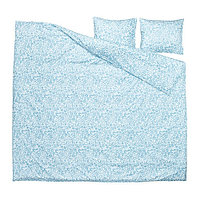 IKEA/ ЦИМБАЛБЛОММА пододеяльник и 2 наволочки,200х200/50х60см