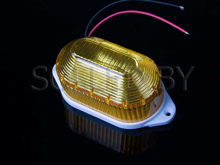 Светильник-вспышка(строб) 220V, жёлтый - фото 1 - id-p34686914