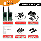 Радиостанция (рация) портативная DECROSS DC93 Dark Green, фото 3