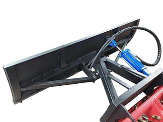 Отвал снежный (лопата) для погрузчика с гидроповоротом