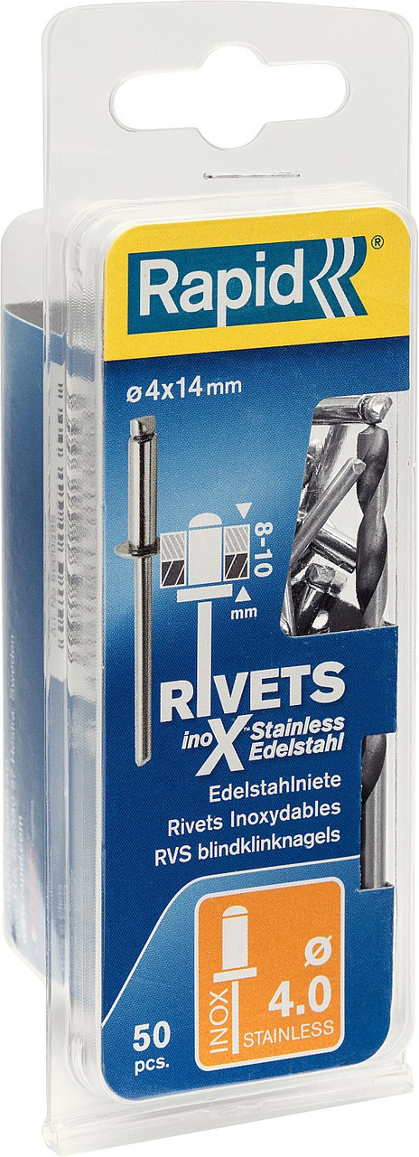 RAPID 4.0 х 14 мм, 50 шт, нержавеющая заклепка (5000395)