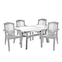 Мебель для дачи и сада Премиум 5 (белый)