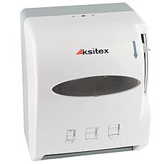 Диспенсер для бумажных полотенец в рулонах Ksitex AC1-13W c ручным обрезанием бумаги, фото 2