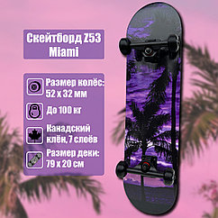 Скейтборд Z53 Miami Black