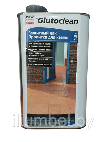 Защитный лак Пропитка для камня Glutoclean Германия 1л (15-20м2)