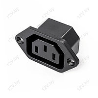 Разъем питания/Евророзетка сетевая встраиваемая 250V 10A