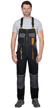 Полукомбинезон СИРИУС-АГАТ черный с темно-серым, фото 2