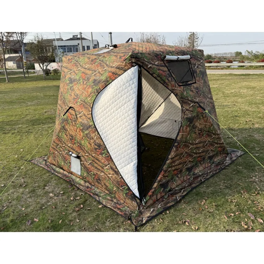 Палатка зимняя куб трехслойная Mircamping (240х240х205см) (мобильная баня), арт. MIR-2017MC