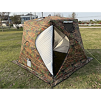 Палатка зимняя куб трехслойная Mircamping (240х240х205см) (мобильная баня), арт. MIR-2017MC