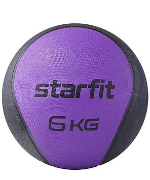 Медбол Starfit  высокой плотности GB-702, 6 кг, фиолетовый
