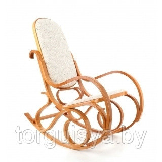 Кресло-качалка Relax M196 (вельвет) светлый - фото 1 - id-p34690912
