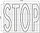 Трафарет для дорожной разметки по СТБ 1231-2012 "1.21 STOP", фото 2