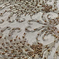 Сетка вышитая с бисером