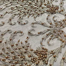 Сетка вышитая с бисером