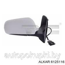 БОКОВОЕ ЗЕРКАЛО (ЛЕВОЕ) VW PASSAT (B5) 1997-1998, электрическое с подогревом, VVWM1004CL