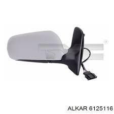 БОКОВОЕ ЗЕРКАЛО (ЛЕВОЕ) VW PASSAT (B5) 1997-1998, электрическое с подогревом, VVWM1004CL