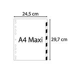 Разделитель на 12 делений А4+ "maxi Exacompta" пластиковый цветной, фото 2