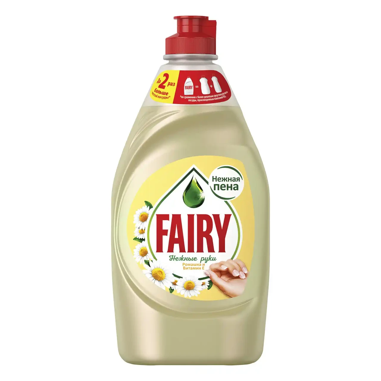 Средство для мытья посуды Fairy Нежные руки Ромашка и витамин Е 450 мл