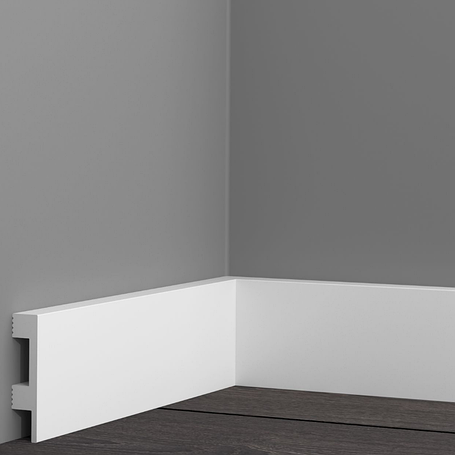 Плинтус напольный XPS HD полимер GLANZEPOL 70-140мм