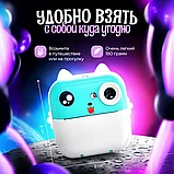 Фотоаппарат детский с моментальной печатью Print Camera с ушками, фото 5