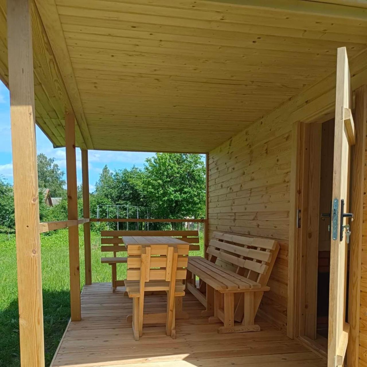 Баня с террасой 4.0 х4.5 м - фото 4 - id-p235480150