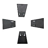 Комплект пластиковых накладок на зажимные кулачки (8шт.) KraftWell арт. C-300-730000-0, фото 3